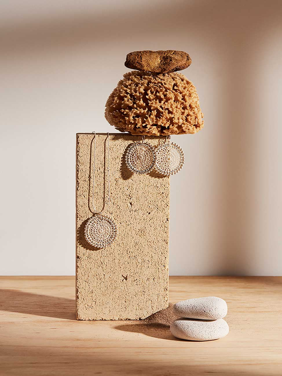 Bilum & Bilas Lik Lik Sunset Earrings in Silver