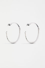 ELK Niska Hoop Earring in Silver