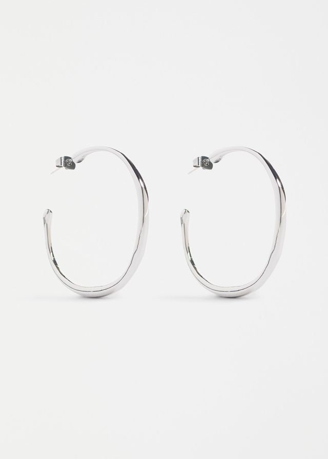 ELK Niska Hoop Earring in Silver