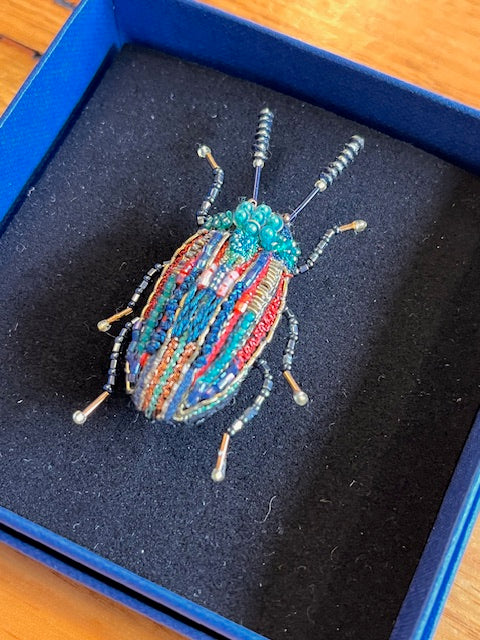 Trovelore Snowdon Beetle Embellished Brooch Pin