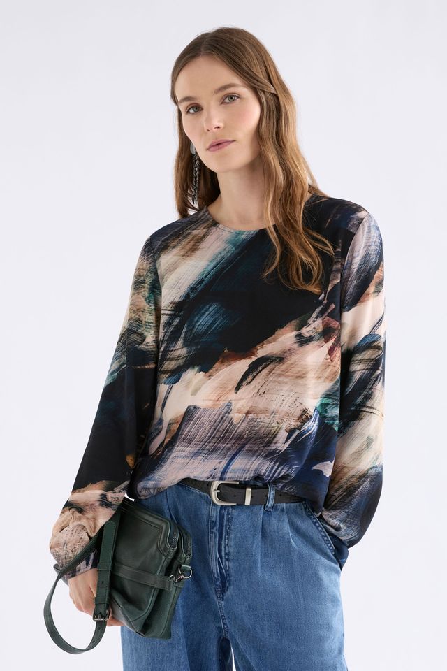 ELK Sofi Top in Holte Print