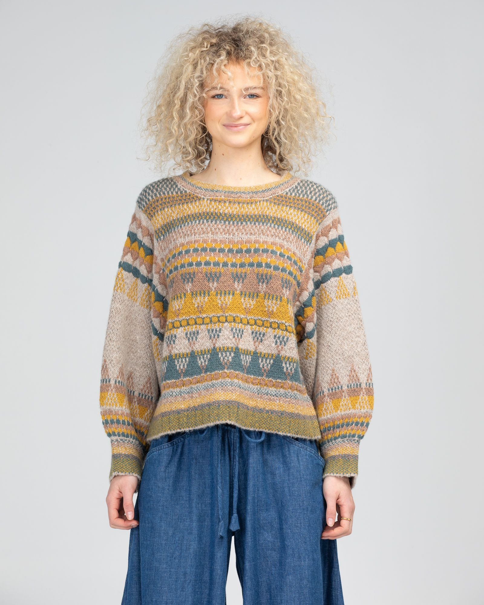 Boom Shankar Sofia Jumper in Oatmeal