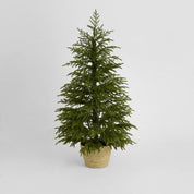 Soft-Touch Potted Light Up Tree- 120cm