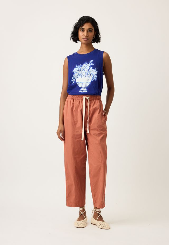 Nancybird Sol Cotton Pant in Earth