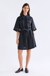 ELK the Label Sonnen Dress in Midnight