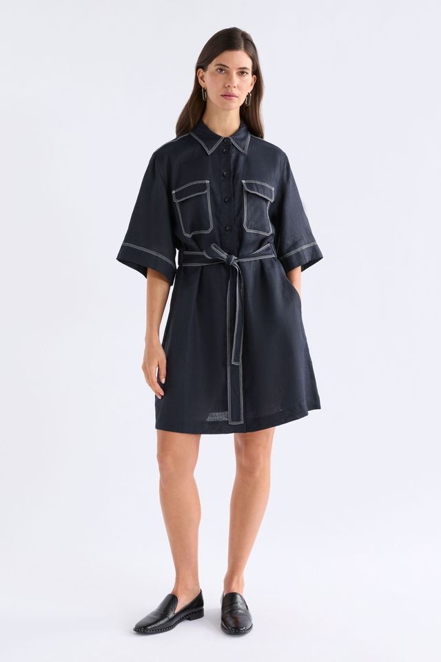ELK the Label Sonnen Dress in Midnight