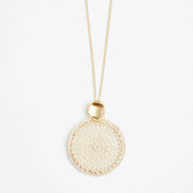 Bilum & Bilas Sowana Crochet Necklace in Gold
