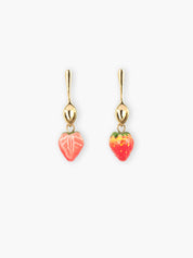 Nach Bijoux Spoon & Strawberry Dangle Earrings