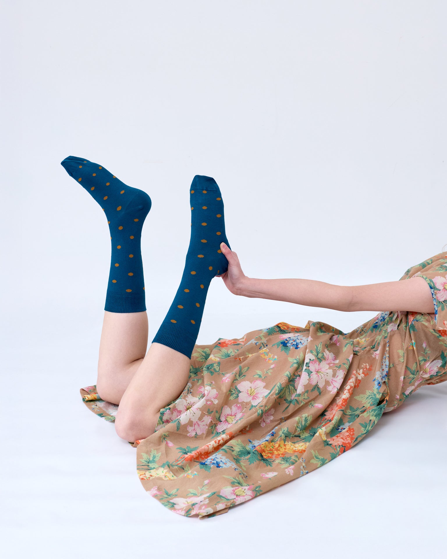 Spotty Crew Socks- Cotton