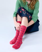 Spotty Crew Socks- Cotton