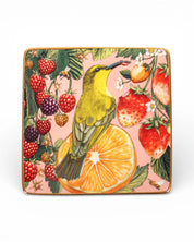 La La Land Square Ceramic Trinket Tray Bountiful Harvest