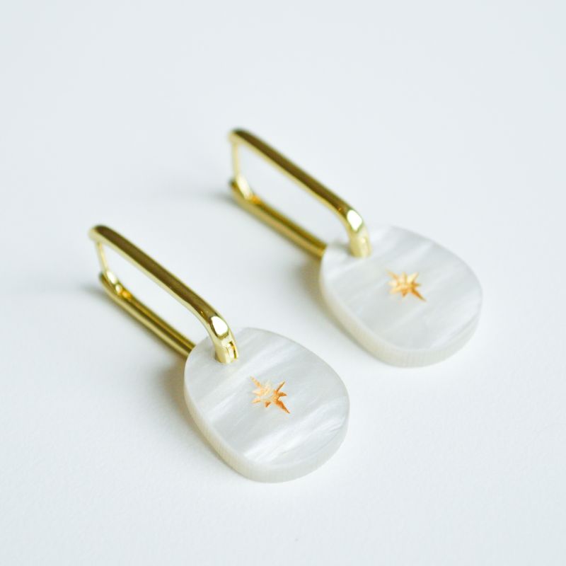 Hagen & Co Starlight Pearl Earrings