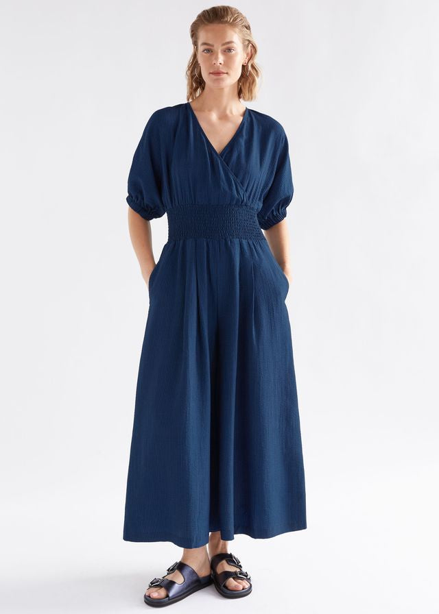 ELK Stolt Jumpsuit in Mid Wash