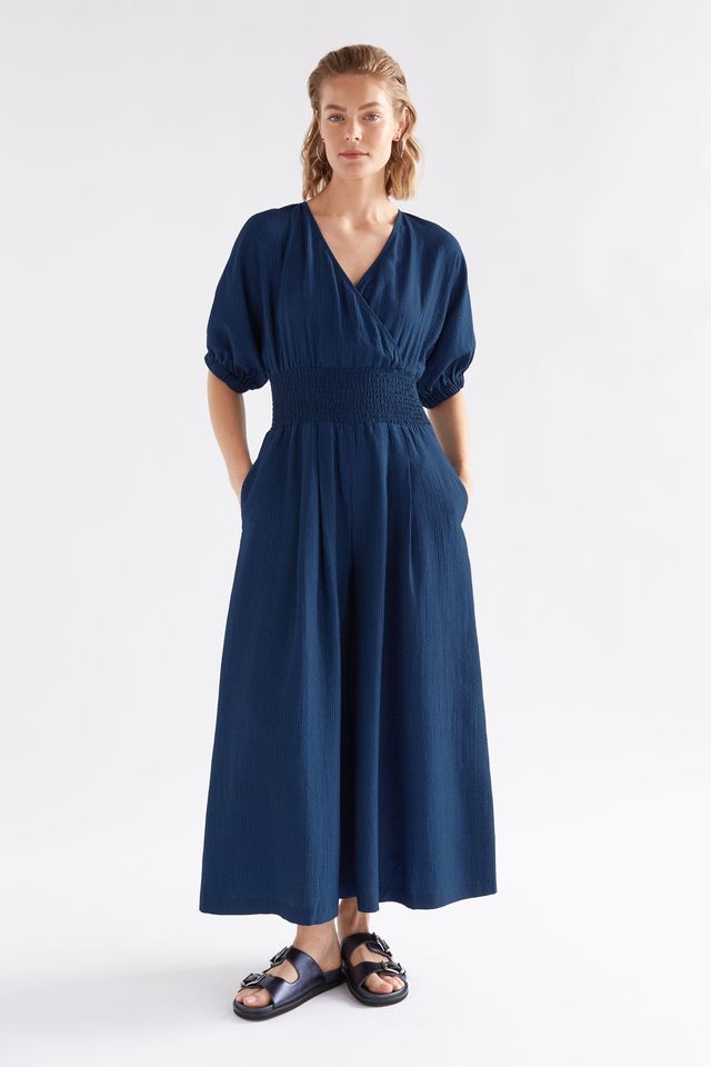 ELK Stolt Jumpsuit in Mid Wash