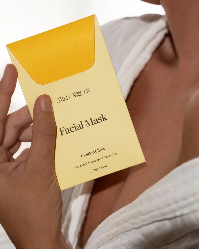 Stray Willow Face Mask Golden Glow