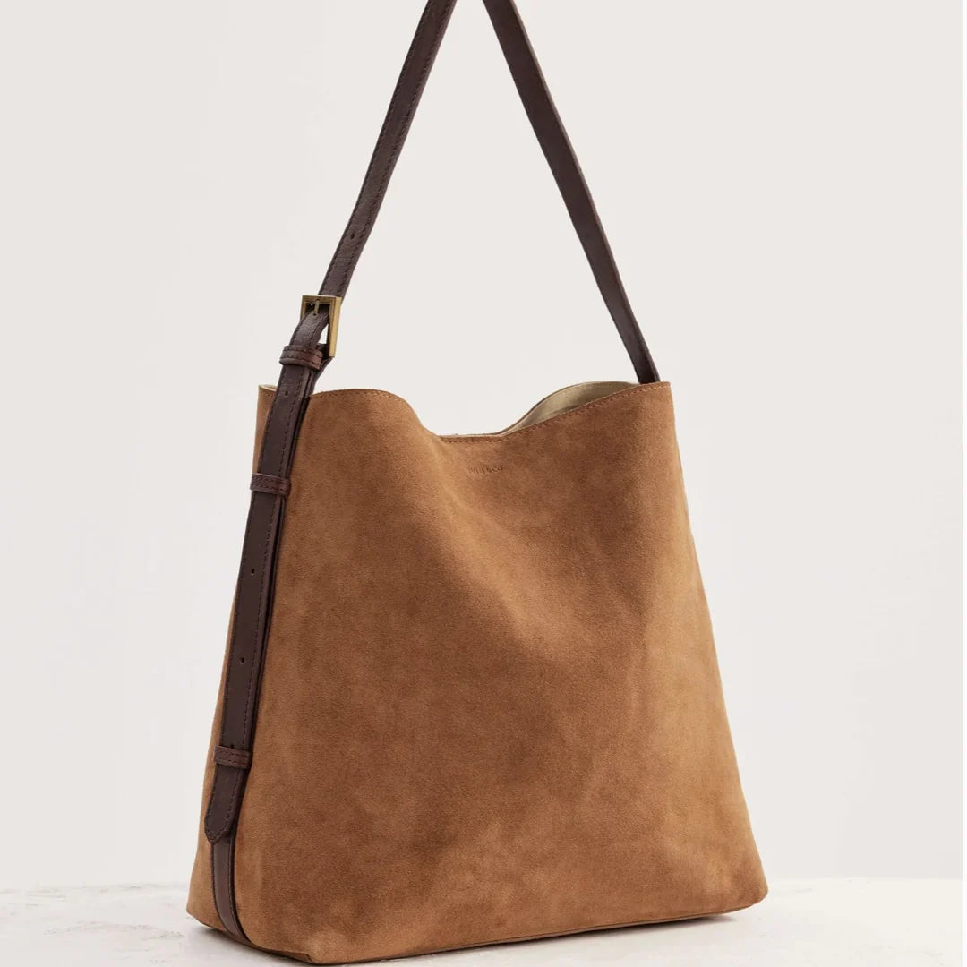 Suede Cabas Tote
