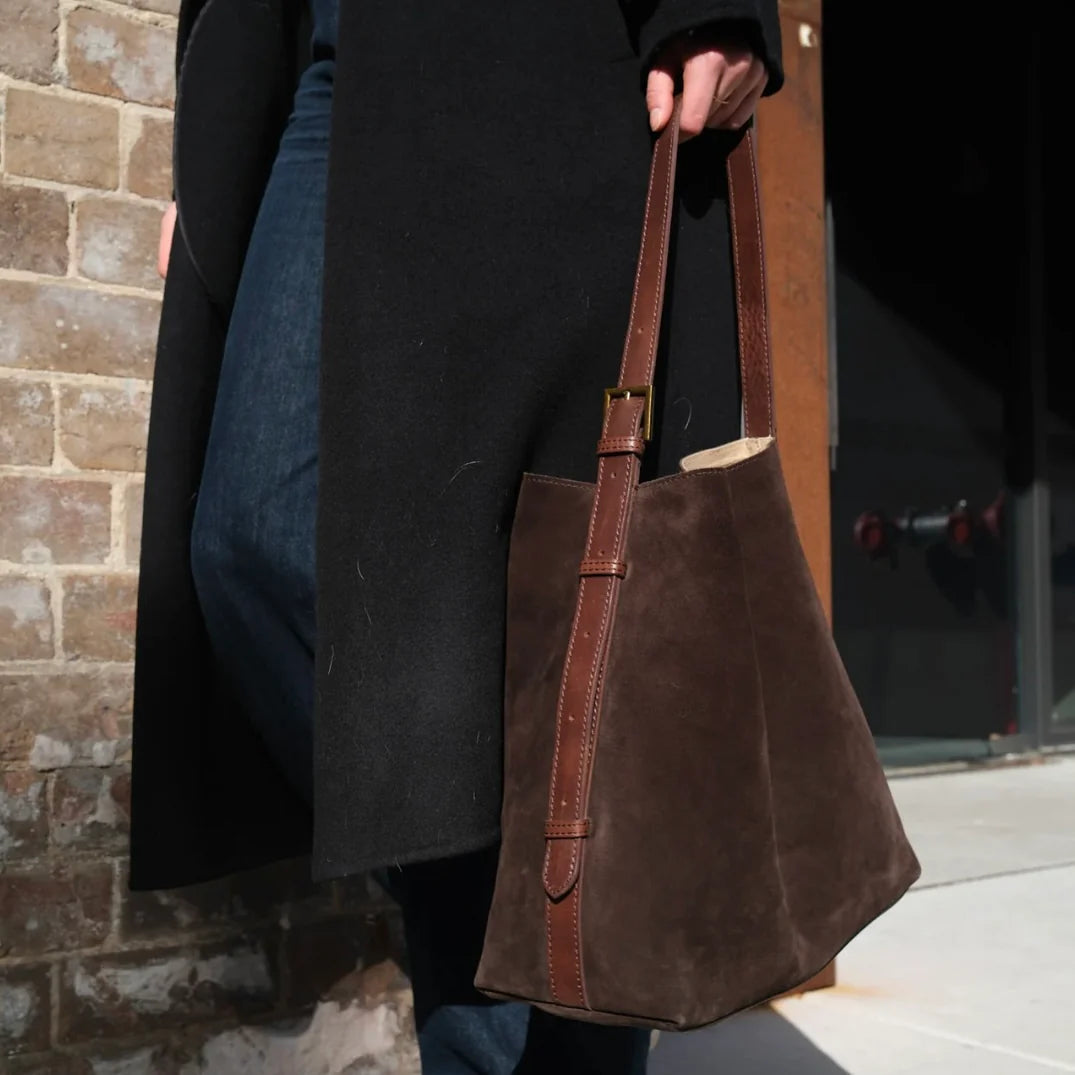 Suede Cabas Tote