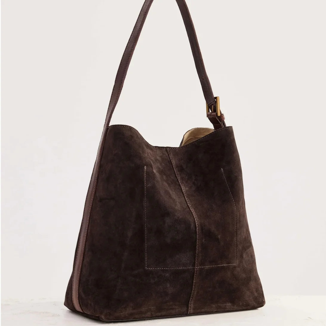 Suede Cabas Tote