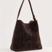 Suede Cabas Tote