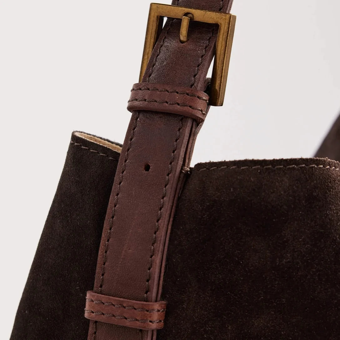 Suede Cabas Tote