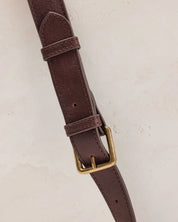Suede Teddy Bag- Chocolate