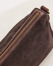Suede Teddy Bag- Chocolate