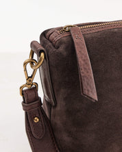 Suede Teddy Bag- Chocolate