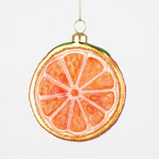 Vixen & Velvet Sugared Orange Glitter Decoration