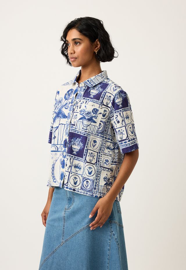Summer Shirt- Lyon Tile