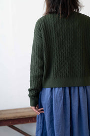 Sunday Cardigan- Moss