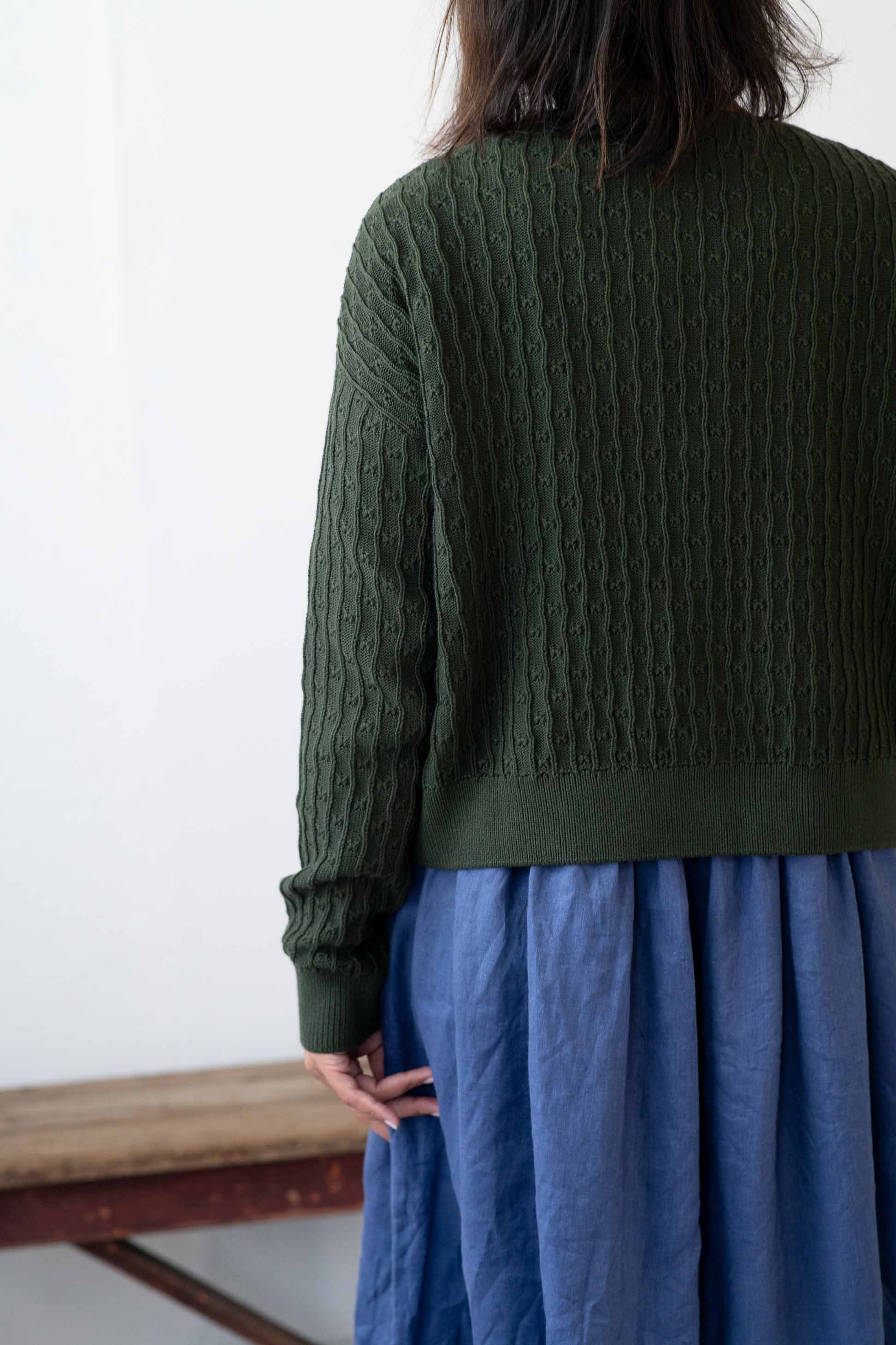 Sunday Cardigan- Moss
