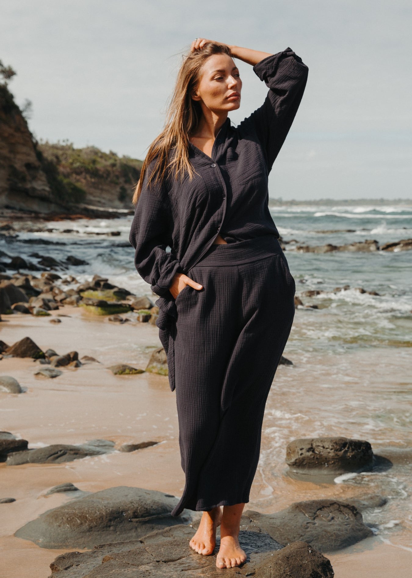 Talamaya Sunshine Flow Pant-Night Sky