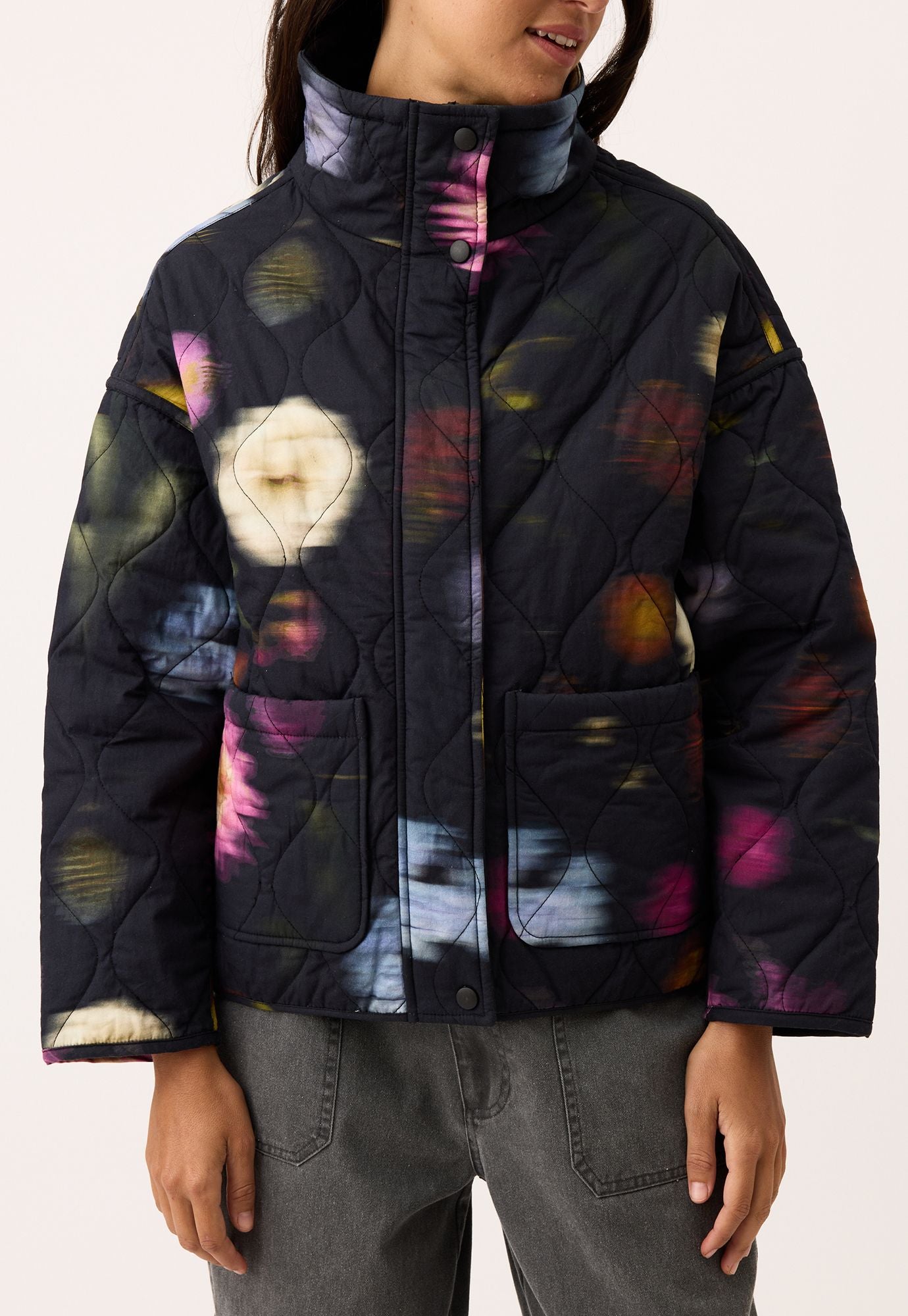 Nancybird Suri Jacket in Haze Print