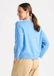 Sweet Heart Cardi- Bluebell