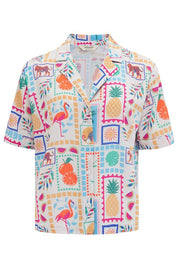 Odele Shirt- Jungle Tile