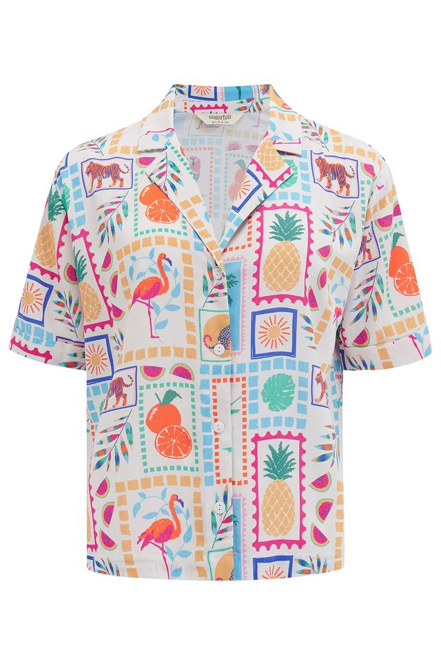 Odele Shirt- Jungle Tile