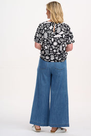 Christina Folk Floral Top
