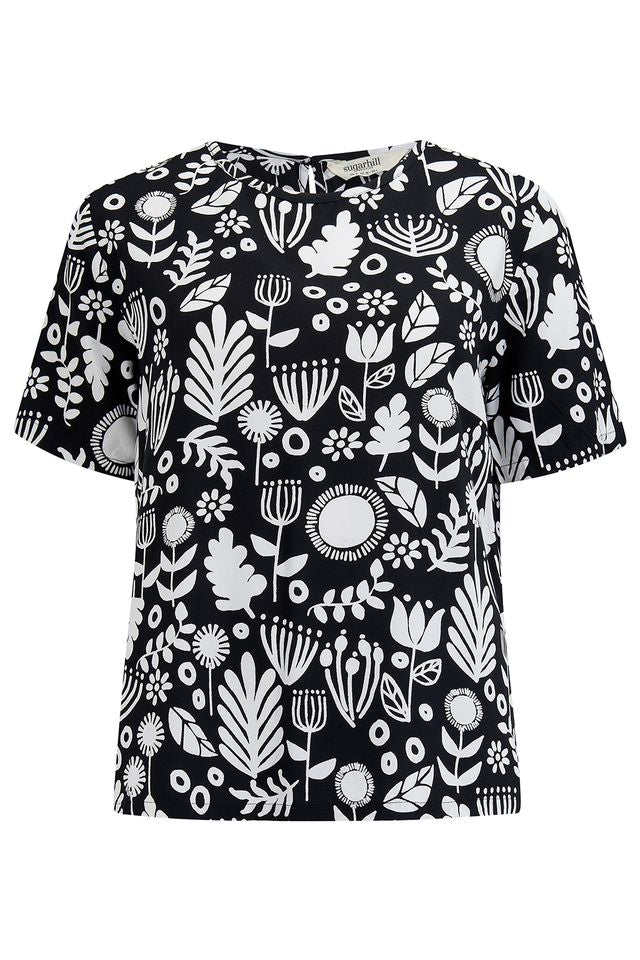 Christina Folk Floral Top