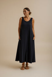 Seabreeze Flow Dress- Pool