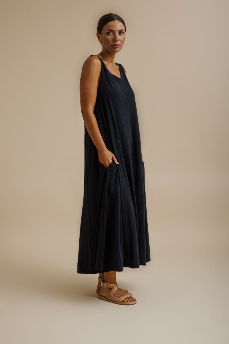Seabreeze Flow Dress- Pool