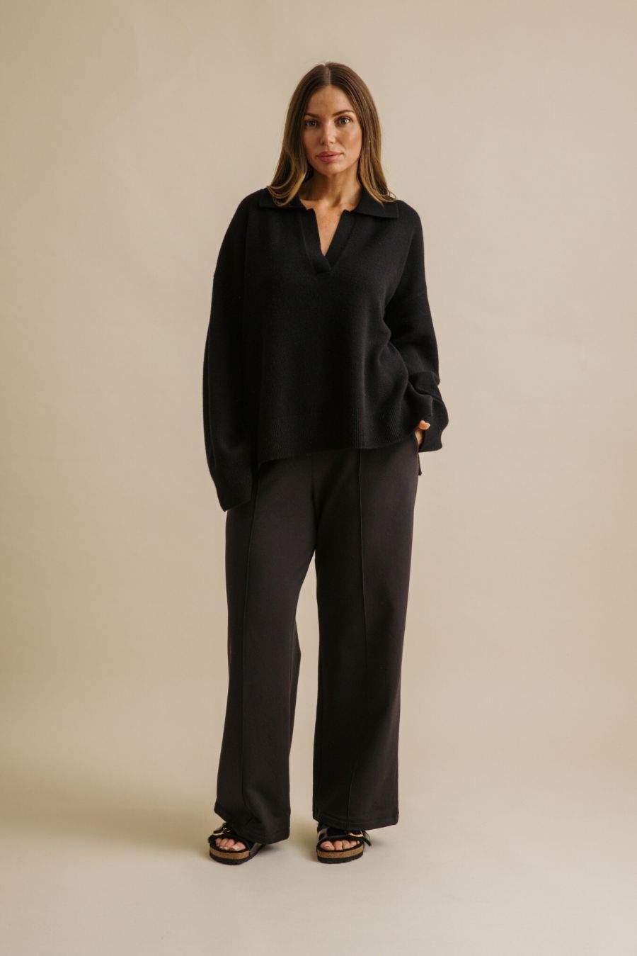 Hope Merino Pullover- Jet