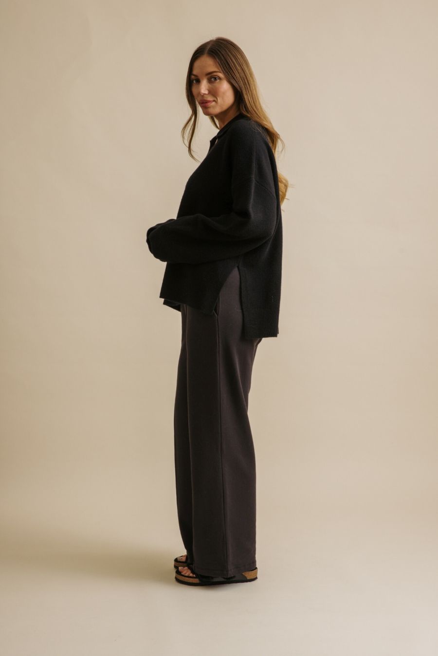 Hope Merino Pullover- Jet