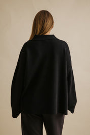 Hope Merino Pullover- Jet