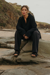 Hope Merino Pullover- Jet