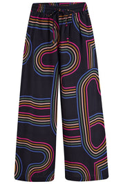 Ameera Wide Leg Pant- Retro Racer