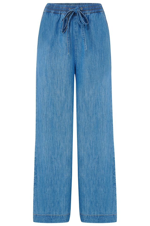 Roksanda Wide Leg Pant- Denim