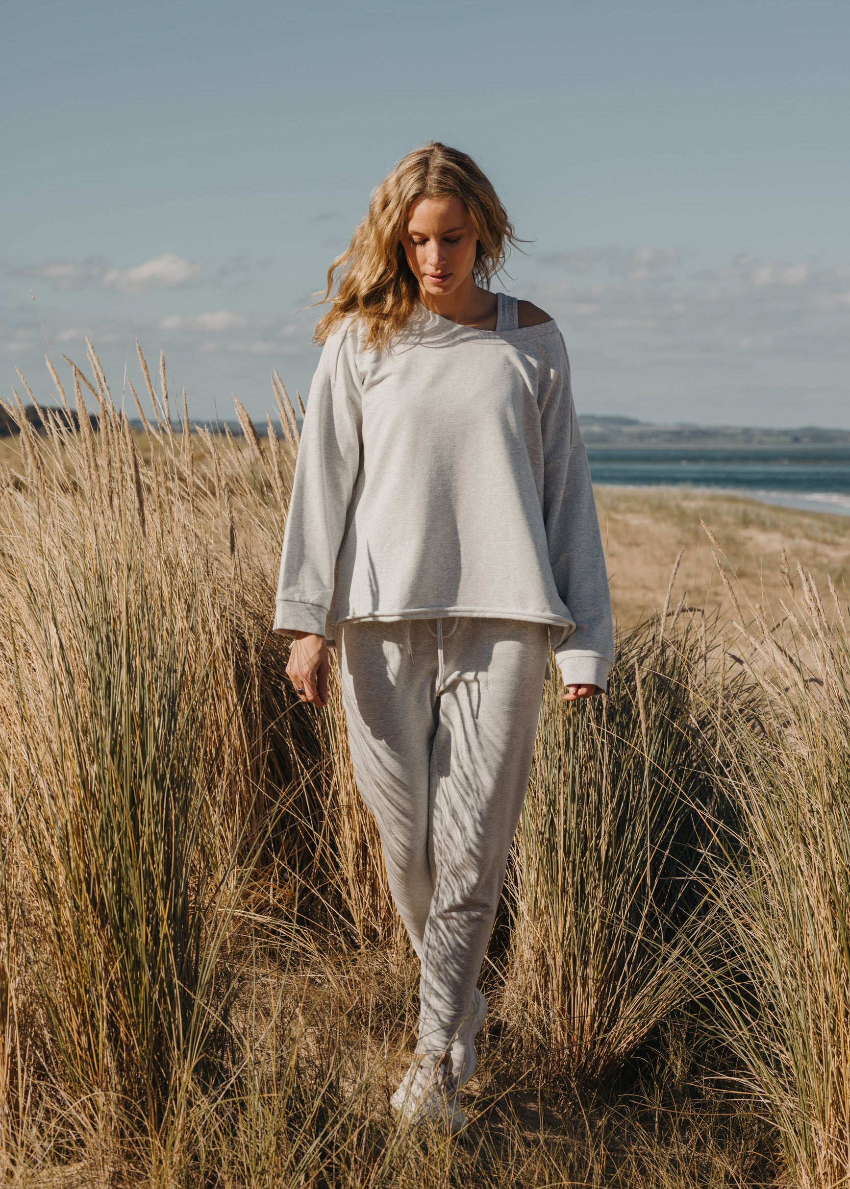 Talamaya Heavenly Fleece Tracksuit Silver Marle