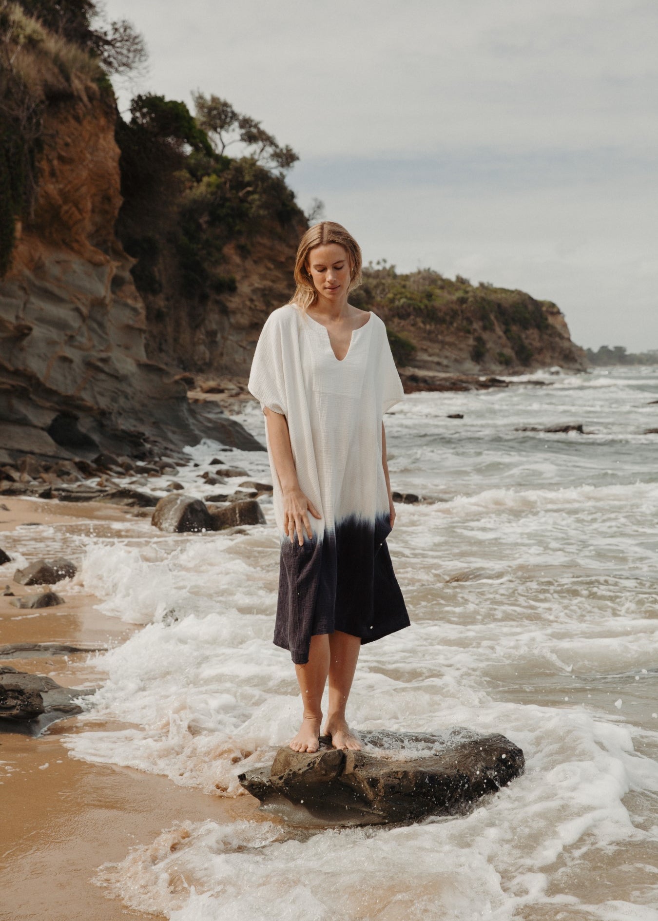 Talamaya Kaimana Dip Dyed Kaftan