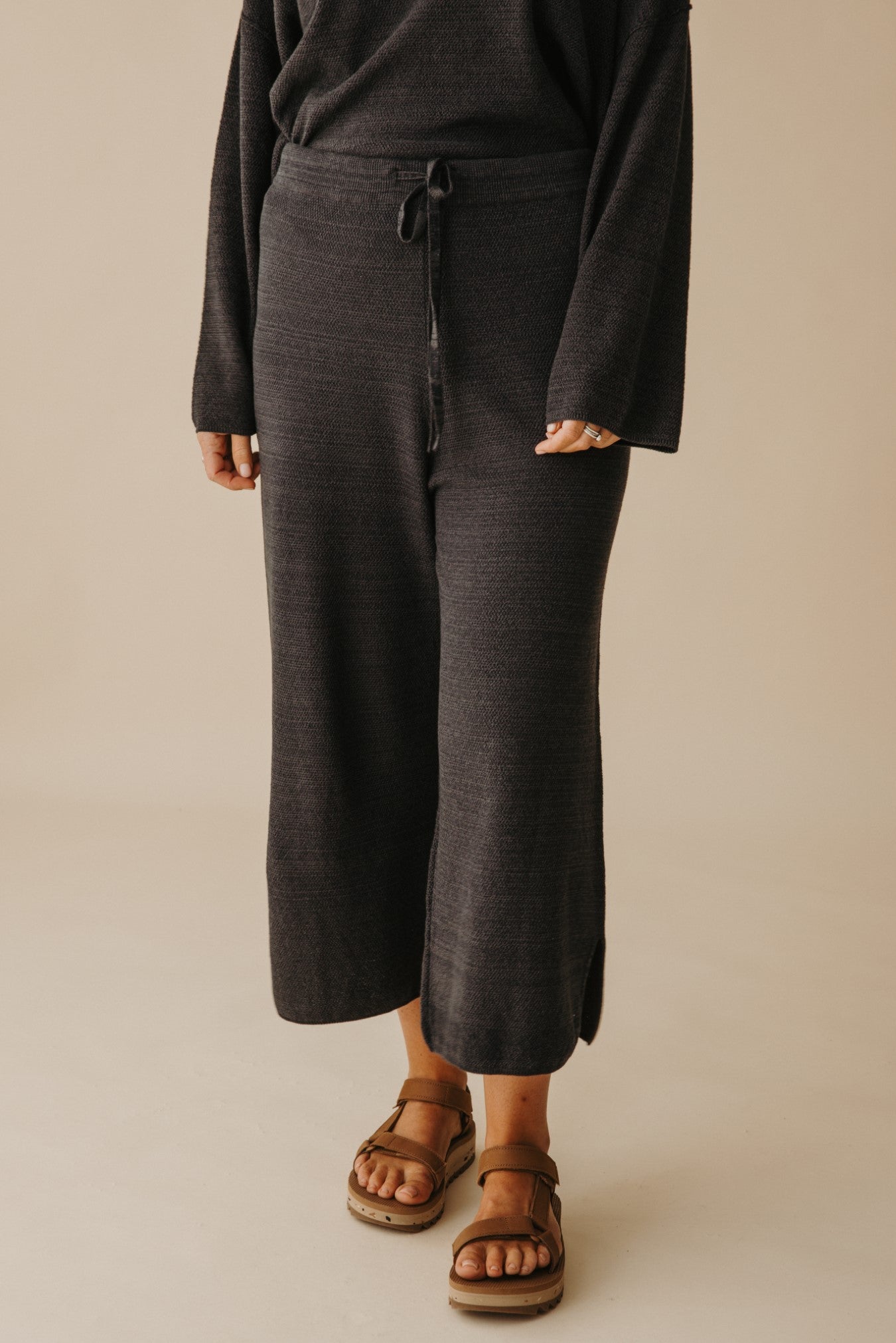 Retreat Cotton Pant-Black Sand