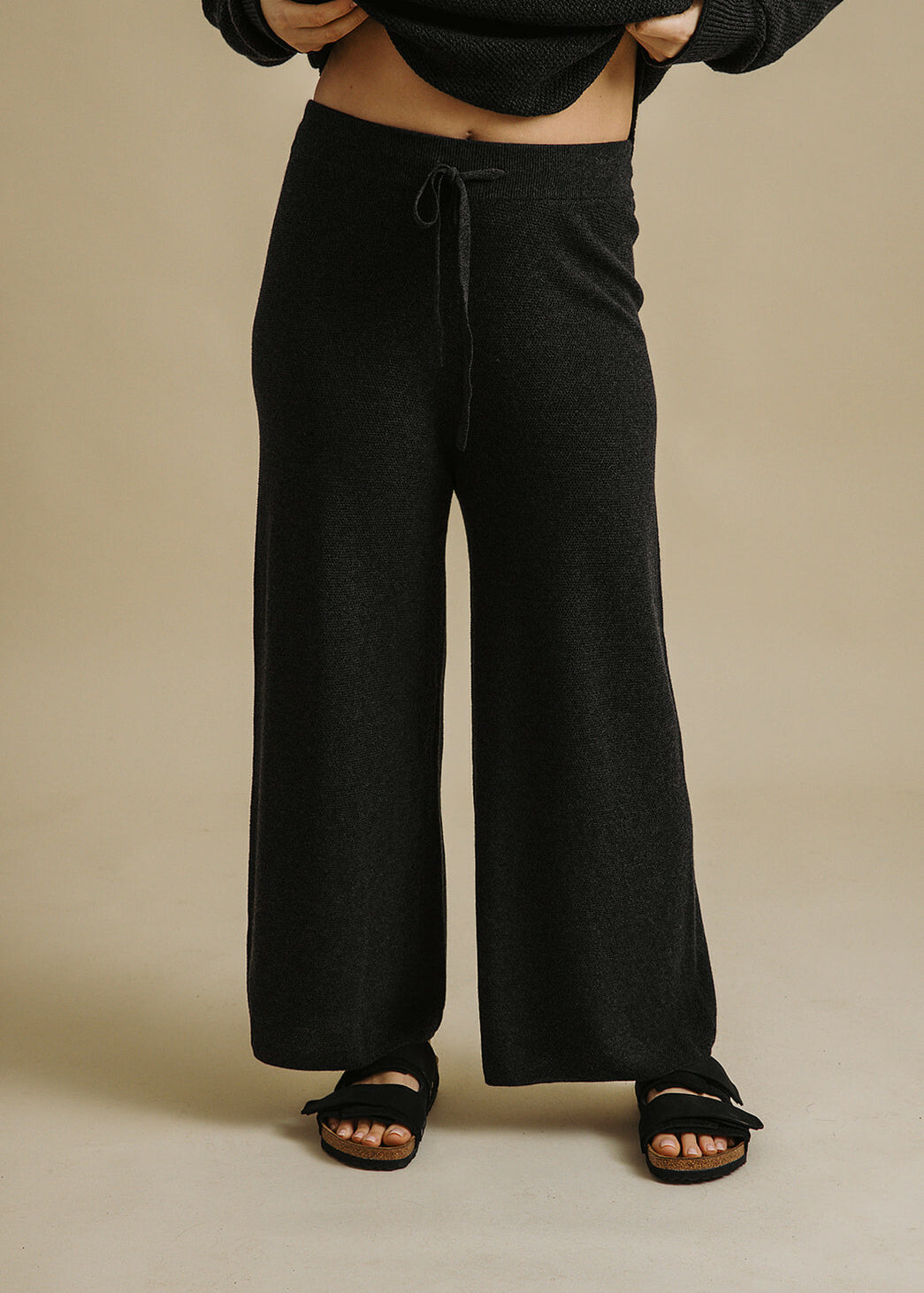 Talamaya Winter Retreat Merino Cotton Pant in Ghost Grey